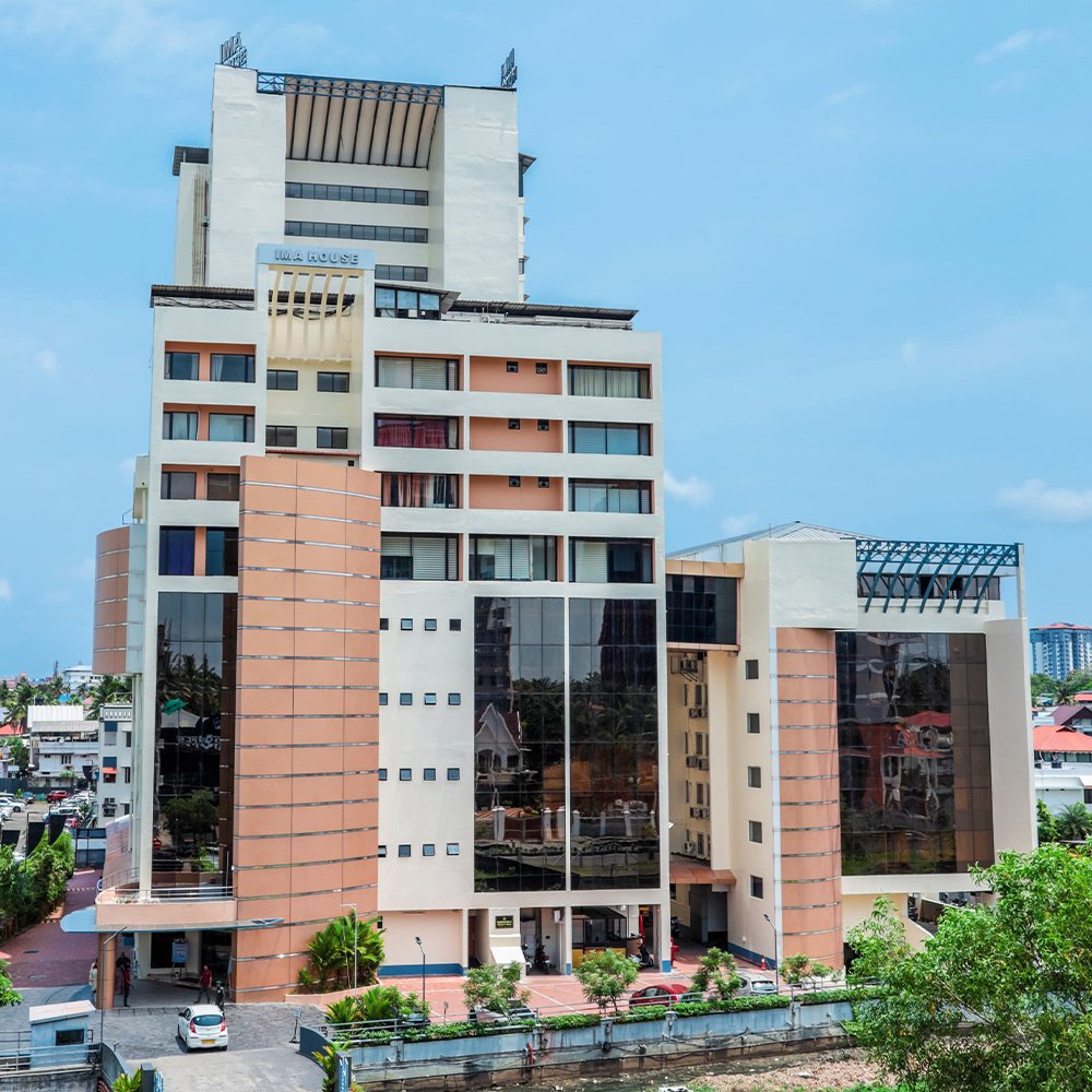 Exterior of IMA House, Kochi